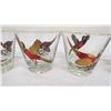 Image 4 : (6) Decorative pheasant design glasses
