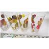 Image 3 : (6) retro looking glass tumblers