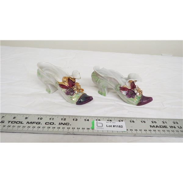 2X The Money - made in germany ceramic shoes ornaments