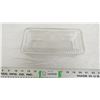 Image 2 : Glass refrigerator dish with lid - 8.5" long