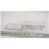 Image 5 : Glass refrigerator dish with lid - 8.5" long