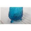 Image 4 : blue art glass vase 12" tall