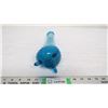 Image 5 : blue art glass vase 12" tall