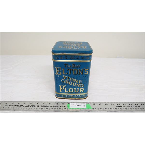 The best of eltons store ground flour tin (replica)