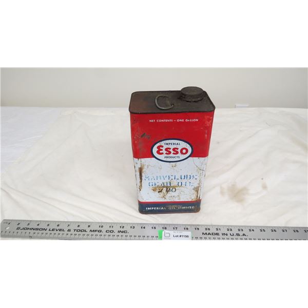 esso 1 gallon oil can