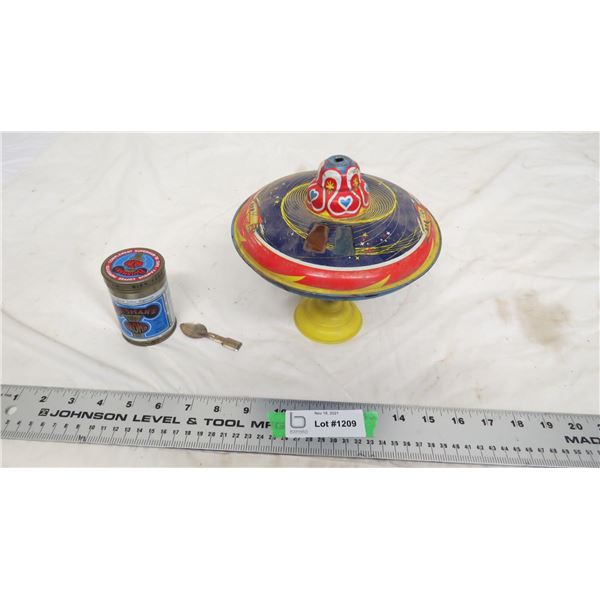 Buisman's Aroma cofee tin 4oz - "cofee improver" with spoon