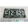 Image 1 : 1956 Sask License Plate
