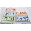 Image 1 : (5) 1970's Sask License Plate