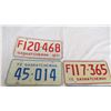 Image 2 : (5) 1970's Sask License Plate