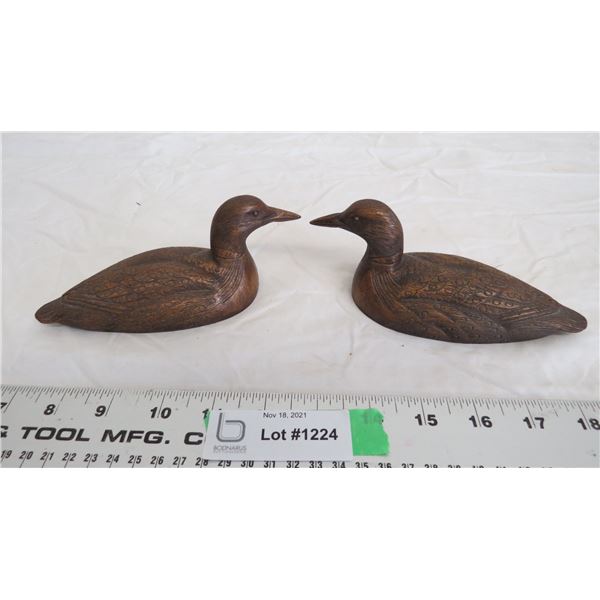 Ducks unlimited 1996 wood carving