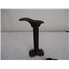 Image 4 : antique cast iron shoe molds + stand