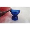 Image 2 : Glass bowls + wyeth covalt blue eye wash cup