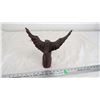Image 4 : Eagle wood carving (no signature) 11.5" tall