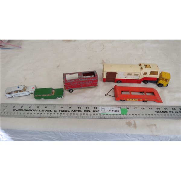 misc vintage toys - corgi, lonestar, majorette, matchbox