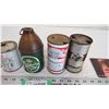 Image 3 : misc older budweiser cans + misc