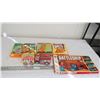 Image 1 : tin toy banks, misc puzzles, battleship game (not complete)