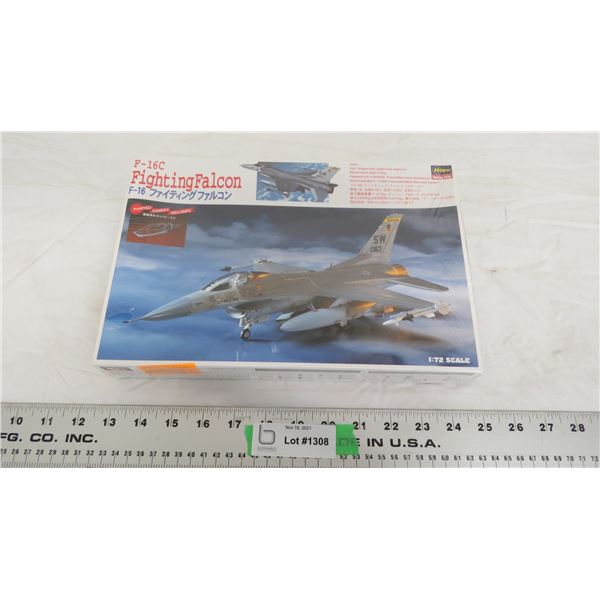 1:72 model kit - fighting falcon jet (sealed)