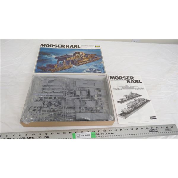1:72 model kit - morser karl rail tank