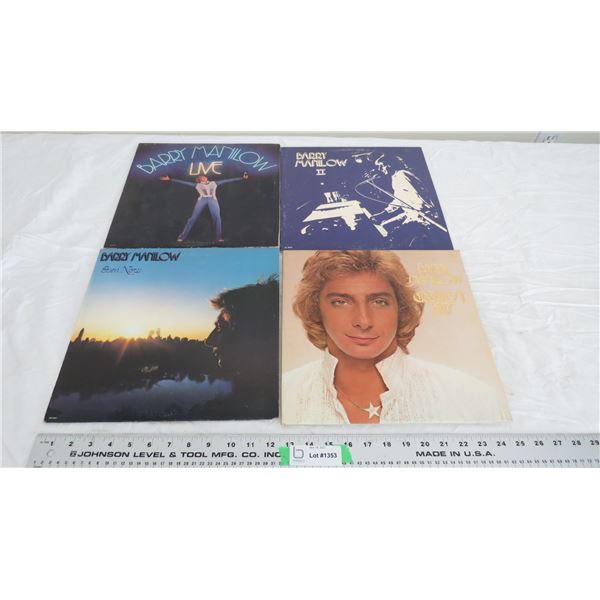 (4) barry manilow records (few scratches)