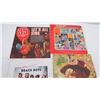Image 2 : (4) rock, country records (beach boys all summer long has scratches)