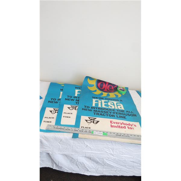 (4) MF advertising posters (all the same)