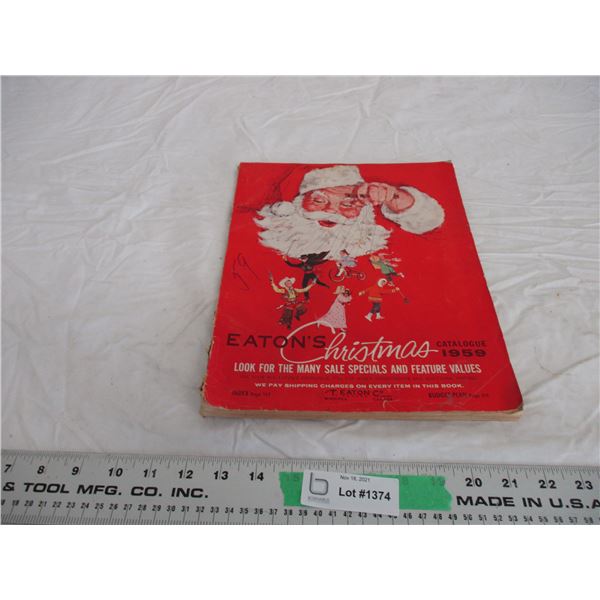 Eatons 1959 christmas catalog