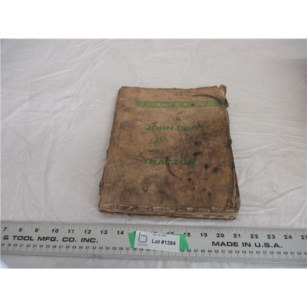 JD 720 diesel tractor service manual