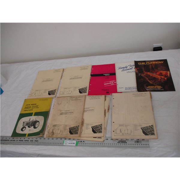 JD 3020 operators manual, JD parts catalogs