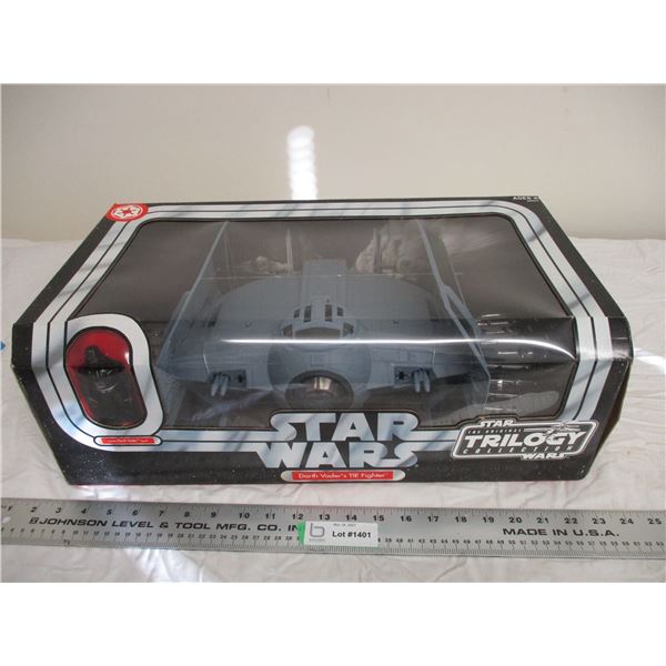 star wars darth vader's tie fighter figure (NIB)