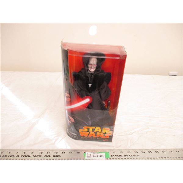 star wars dark sidious figure (NIB)