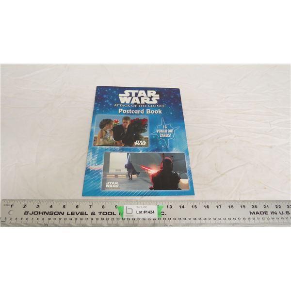 star wars attack of the clones postcard book