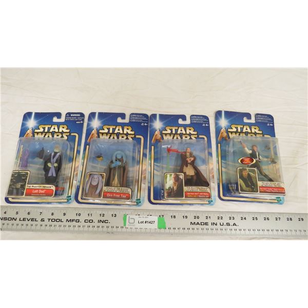 2X The Money - star wars figures (4) NIB