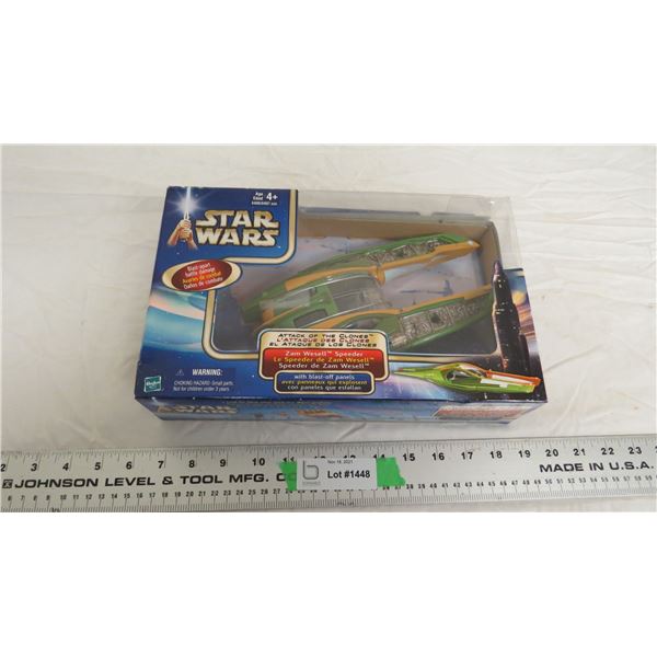 hasbro star wars NIB - zam wesell speeder