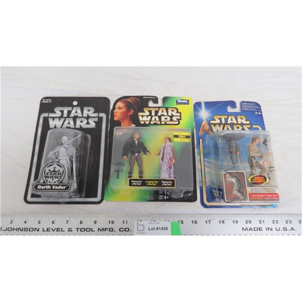 hasbro, kenner star wars figures + 2004 limited darth vader