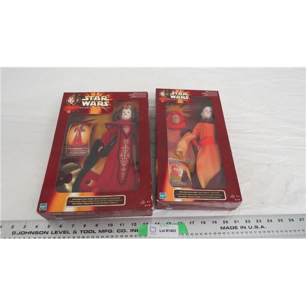 star wars episode 1 queen amidala figures (NIB)