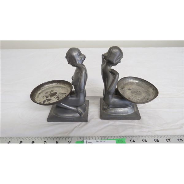 unique bookends/parts dishes