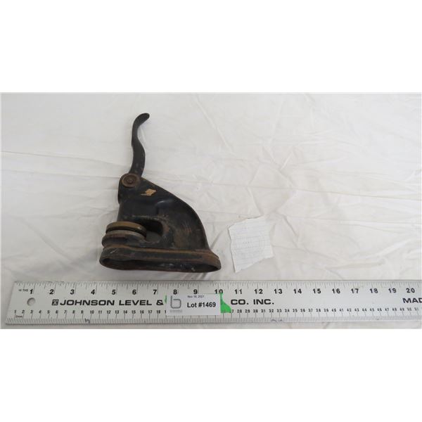 vintage press stamp (1951) Saskatchewan Steam & refridgeration egineers association