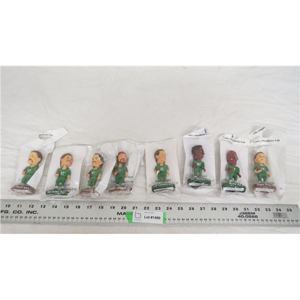 rider bobble heads - complete set of 8