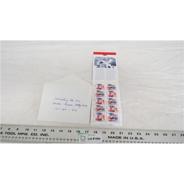 celebrating the 1972 Canada Russia Hockey series (new)