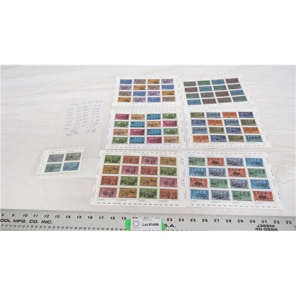 world war II series stamps (new)