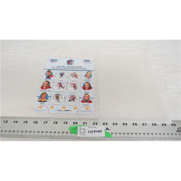 50th NHL all star game stamps (new)