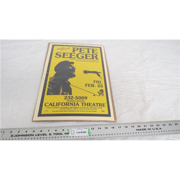 Pete Seeger Print 12x18