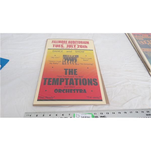The Temptations Print 12x18