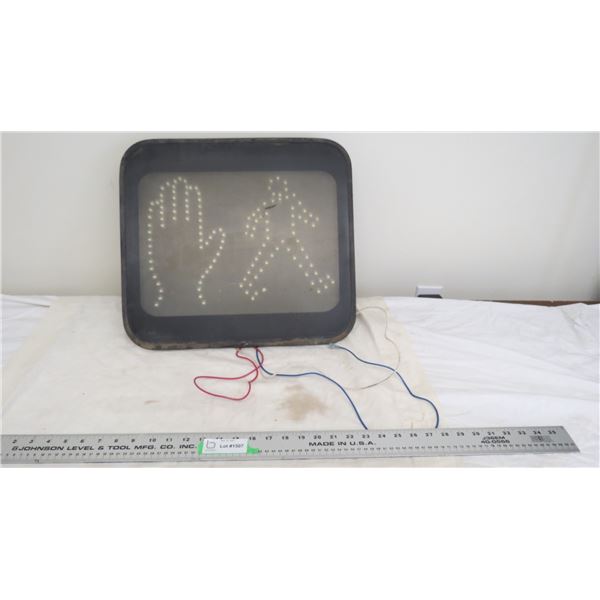 don't walk street light 16.5x18