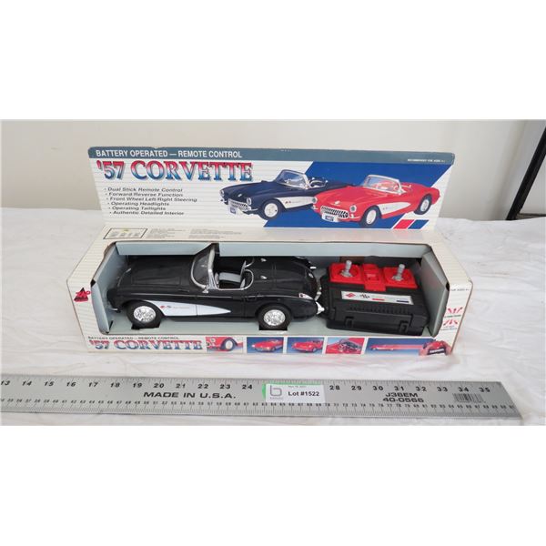 zap toys 1957 corvette battery operated (new in box 1992)