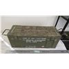 Image 1 : metal ammo box 26" long - 1969