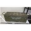 Image 1 : metal ammo box 26" long - 1969