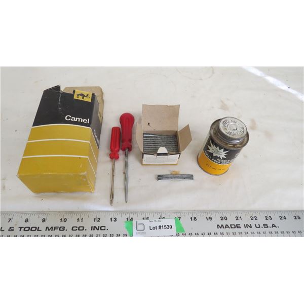 camel tire patch kit (cement empty)
