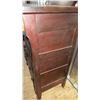Image 7 : Wooden dresser on castors 5 drawer - 34W 21D 72H