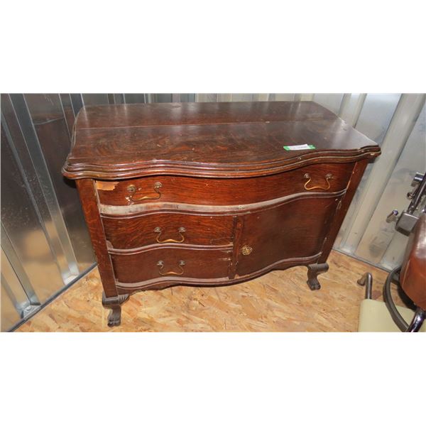 Wooden 4 drawer cabinet - 37W 18D 29H